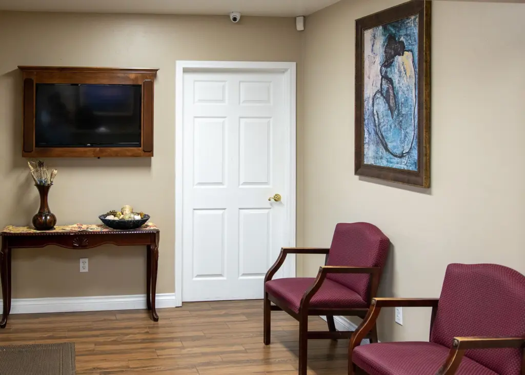 The Haynes Chiropractic waiting room