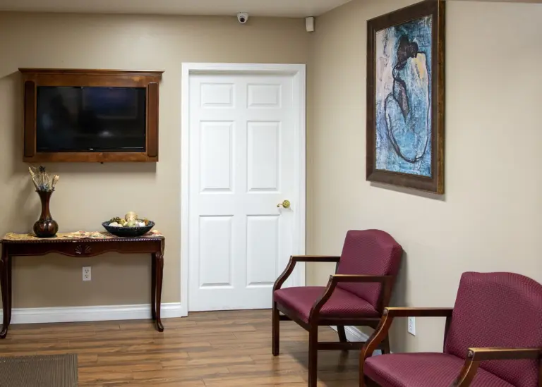 The Haynes Chiropractic waiting room